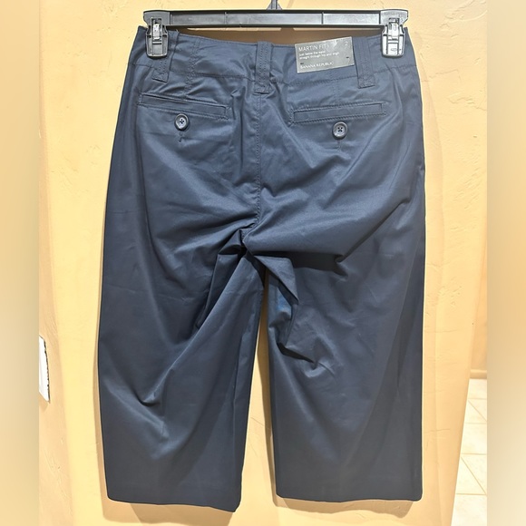 NEW Banana Republic Navy Womens Martin Fit Cropped Pants Capri Wide Leg NWT 2 - Picture 7 of 16